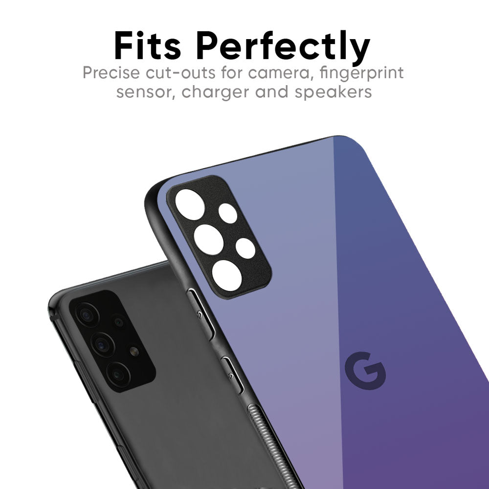 Indigo Pastel Glass Case For Google Pixel 9A