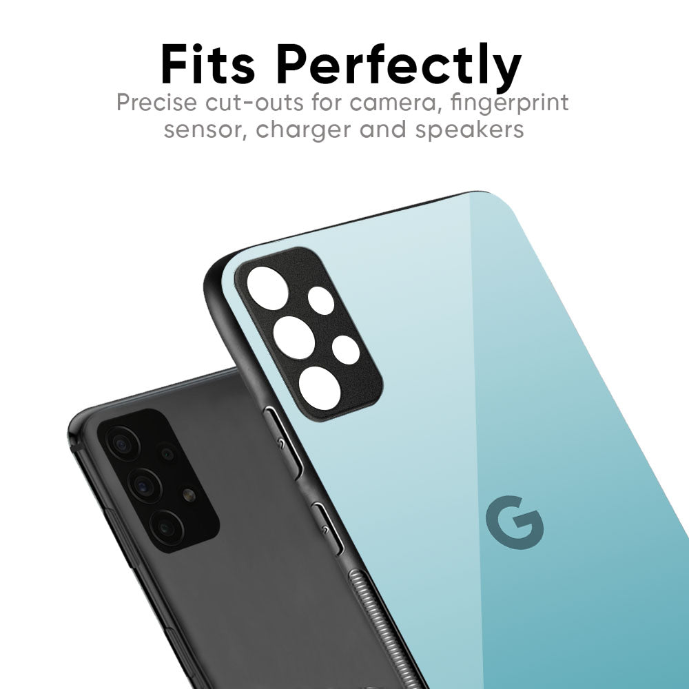 Arctic Blue Glass Case For Google Pixel 9A