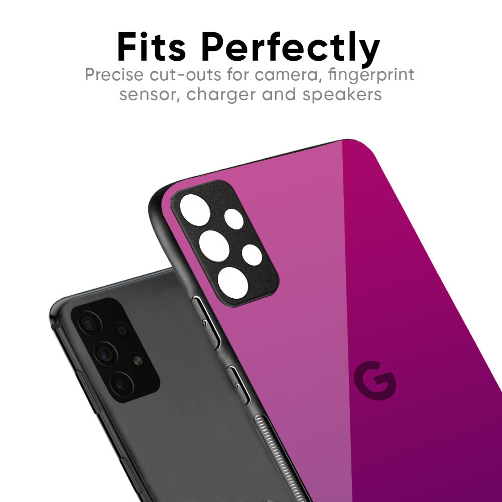 Magenta Gradient Glass Case For Google Pixel 9A