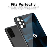 Polygonal Blue Box Glass Case For Google Pixel 9A