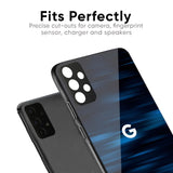 Blue Rough Abstract Glass Case for Google Pixel 10 Pro XL 5G