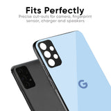 Pastel Sky Blue Glass Case for Google Pixel 10 Pro 5G