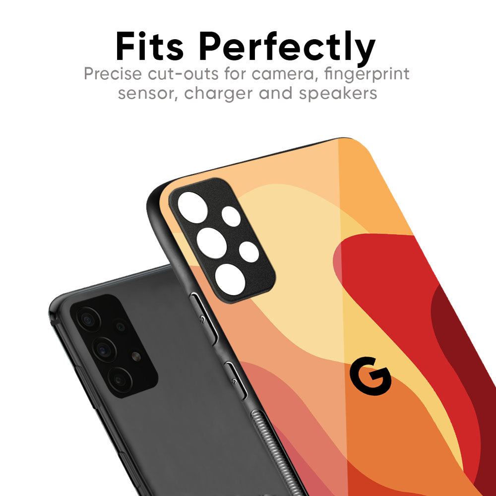 Magma Color Pattern Glass Case for Google Pixel 10 Pro XL 5G