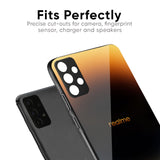 Grainy Yellow Glass Case for Realme 14x 5G