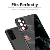 Tropical Art Flower Glass Case for Realme C65 5G