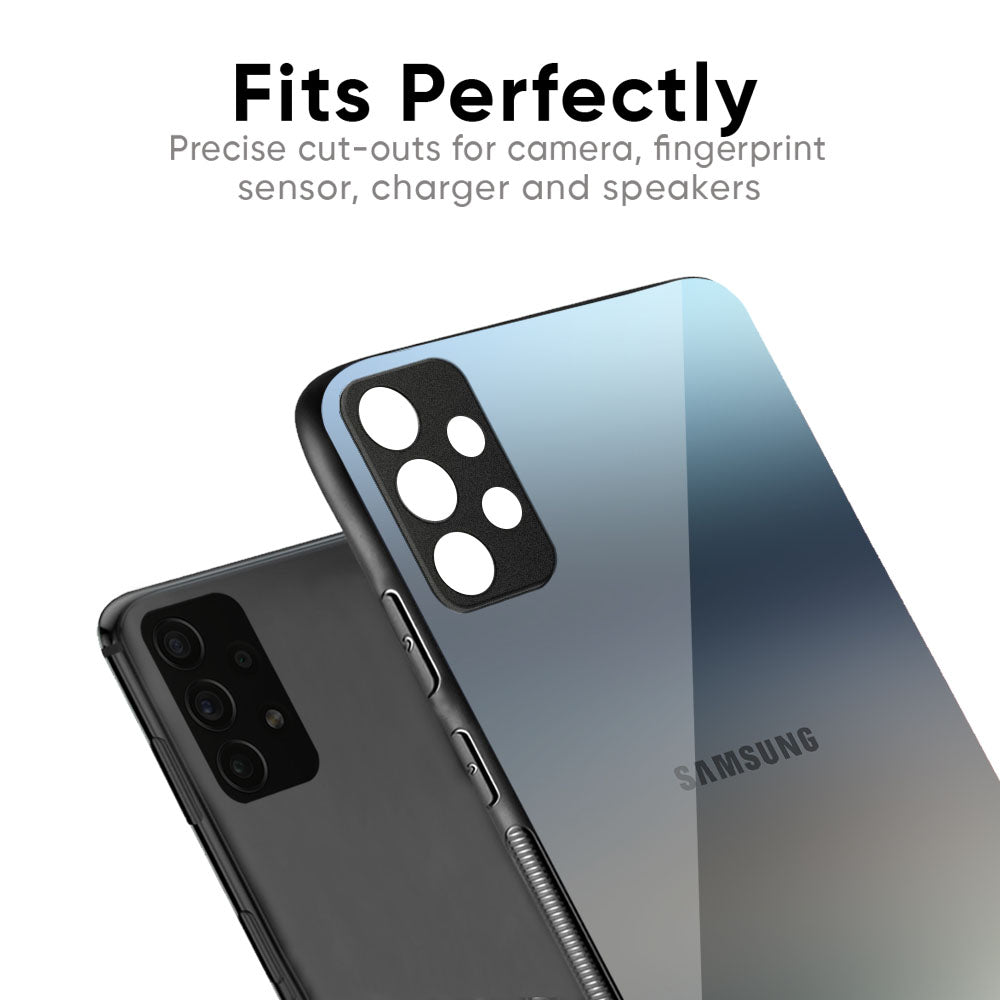 Tricolor Ombre Glass Case for Samsung Galaxy M56 5G