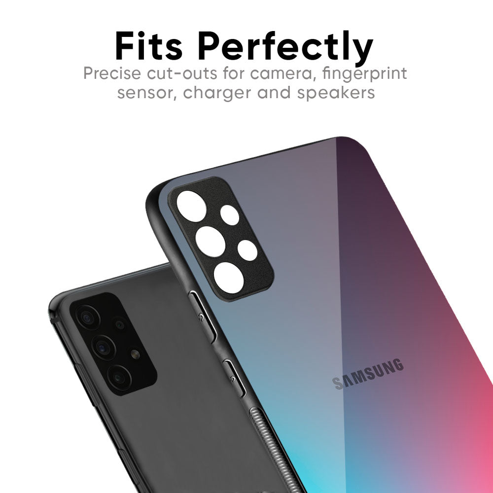 Rainbow Laser Glass Case for Samsung Galaxy M56 5G