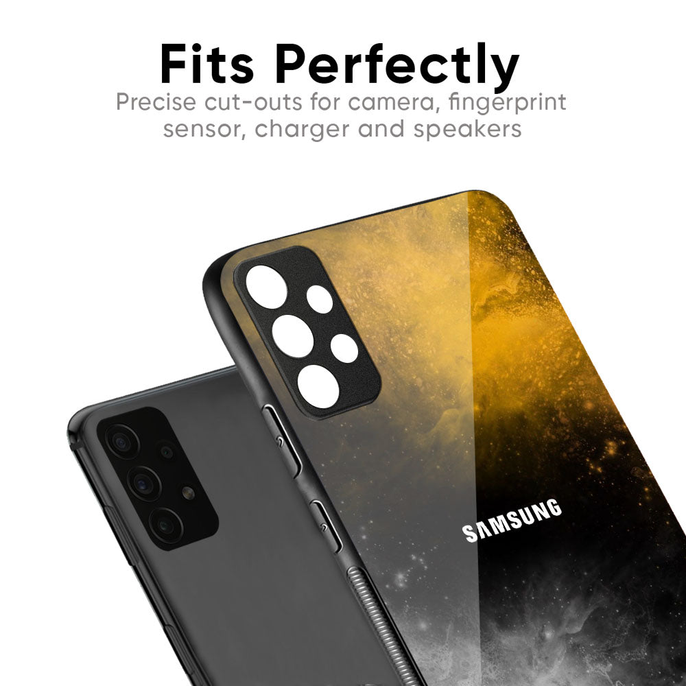 Gold Gradient Glass Case for Samsung Galaxy M56 5G