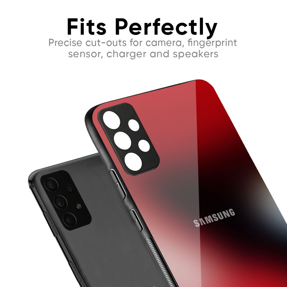 Red Garnet Glass Case for Samsung Galaxy M56 5G