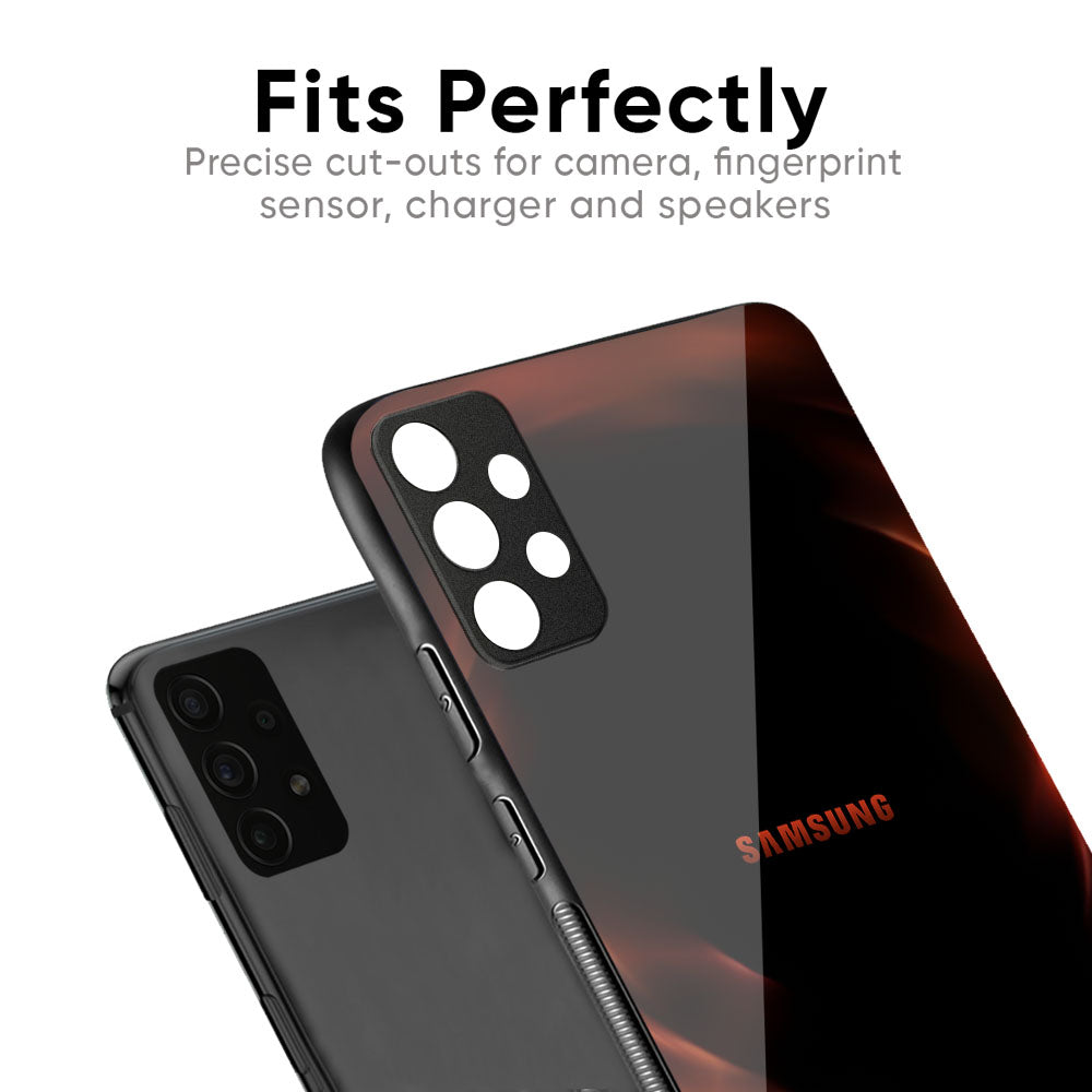Evil Fire Glass Case for Samsung Galaxy M56 5G