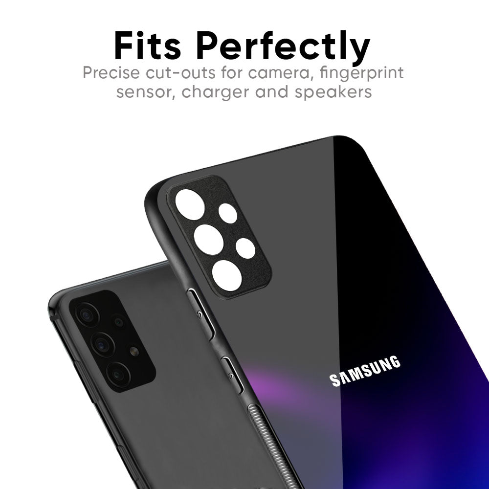 Black Onyx Glass Case for Samsung Galaxy M56 5G
