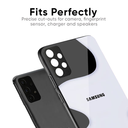 Wheat Cream Wavy Glass Case for Samsung Galaxy M56 5G