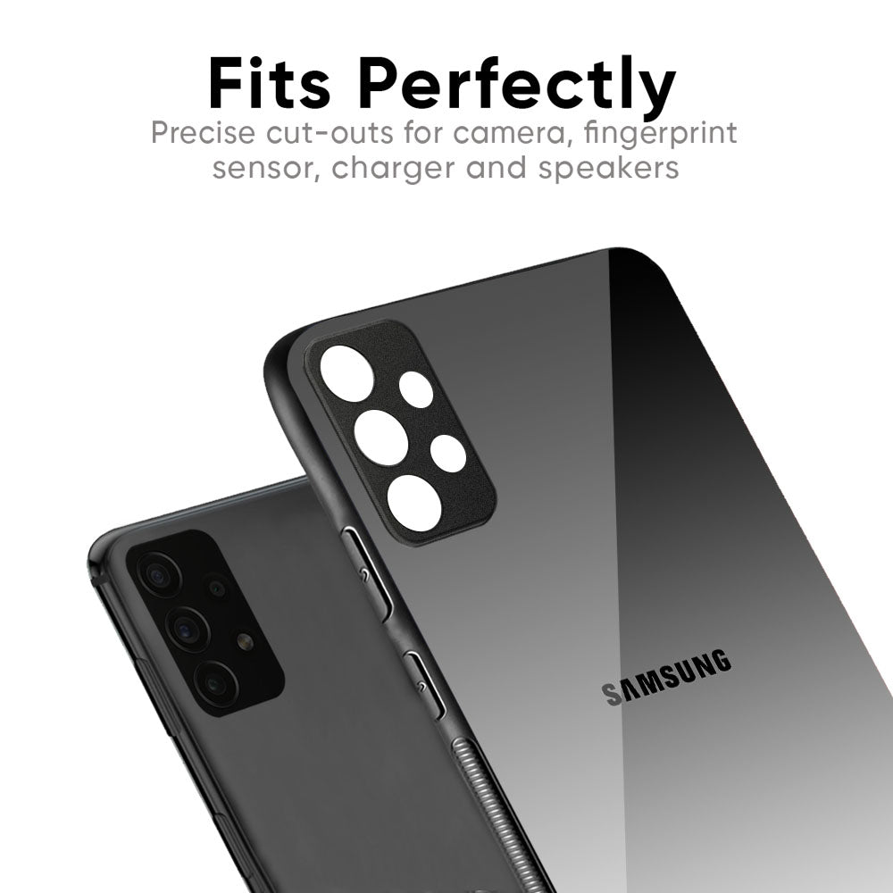 Zebra Gradient Glass Case for Samsung Galaxy M56 5G
