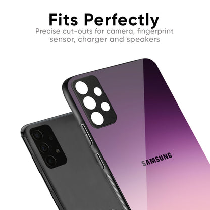Purple Gradient Glass case for Samsung Galaxy M56 5G