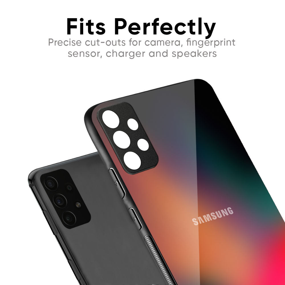 Playful Gradient Glass Case for Samsung Galaxy M56 5G