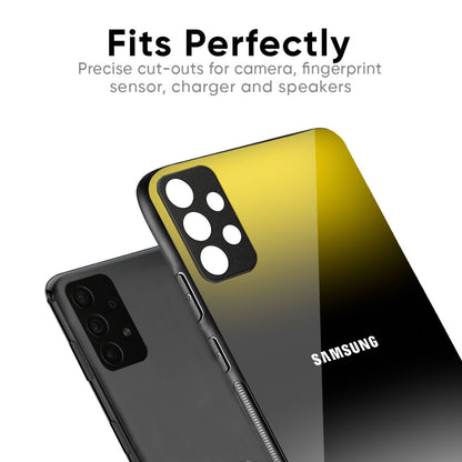 Yellow Shadow Glass Case for Samsung Galaxy M56 5G