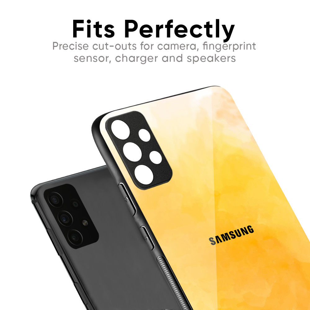 Rustic Orange Glass Case for Samsung Galaxy M56 5G
