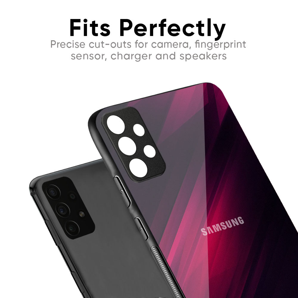 Razor Black Glass Case for Samsung Galaxy M56 5G