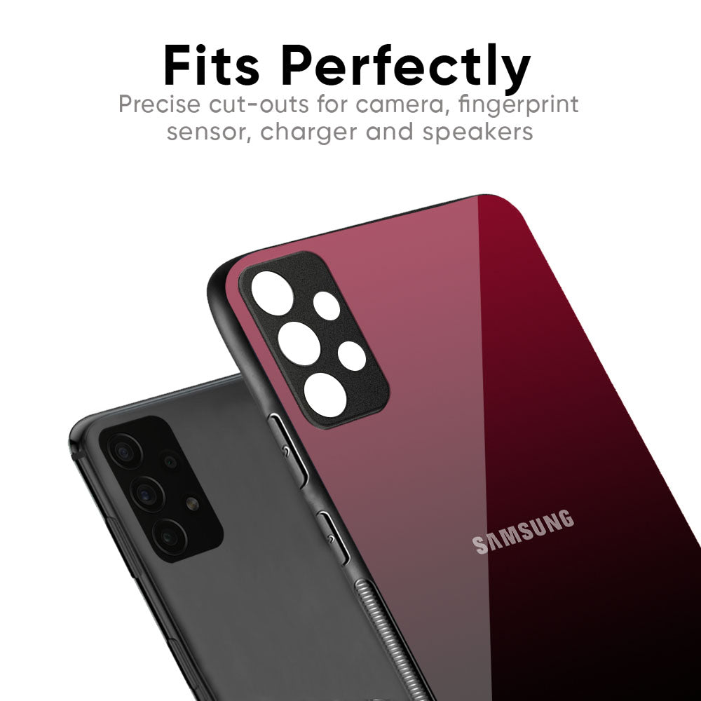 Wine Red Glass Case For Samsung Galaxy S26 Ultra 5G