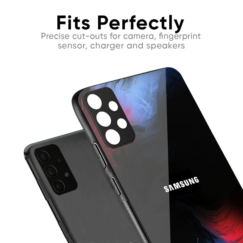 Fine Art Wave Glass Case for Samsung Galaxy M56 5G