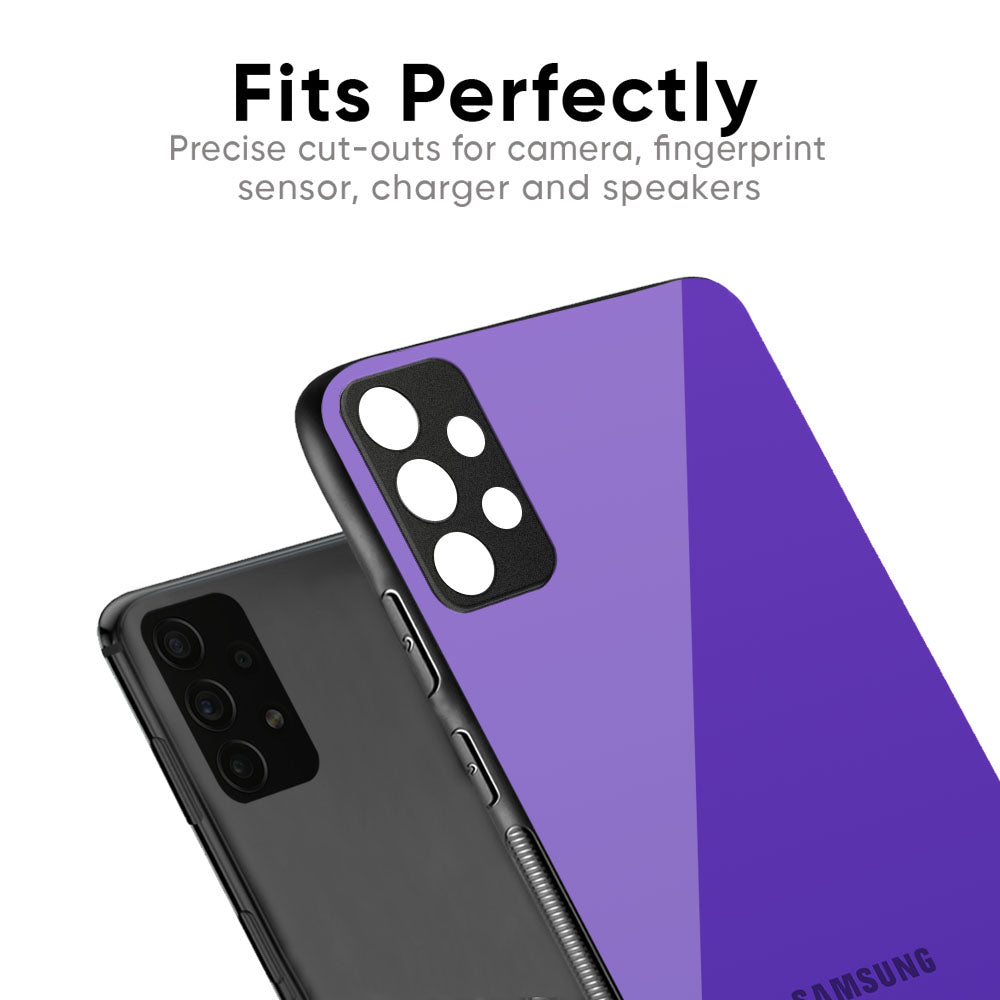 Amethyst Purple Glass Case for Samsung Galaxy M56 5G