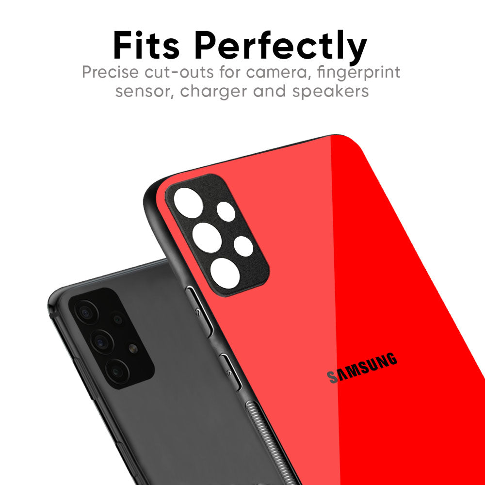 Blood Red Glass Case for Samsung Galaxy M56 5G