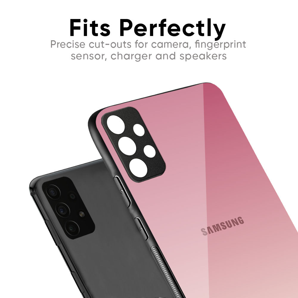 Blooming Pink Glass Case for Samsung Galaxy M56 5G