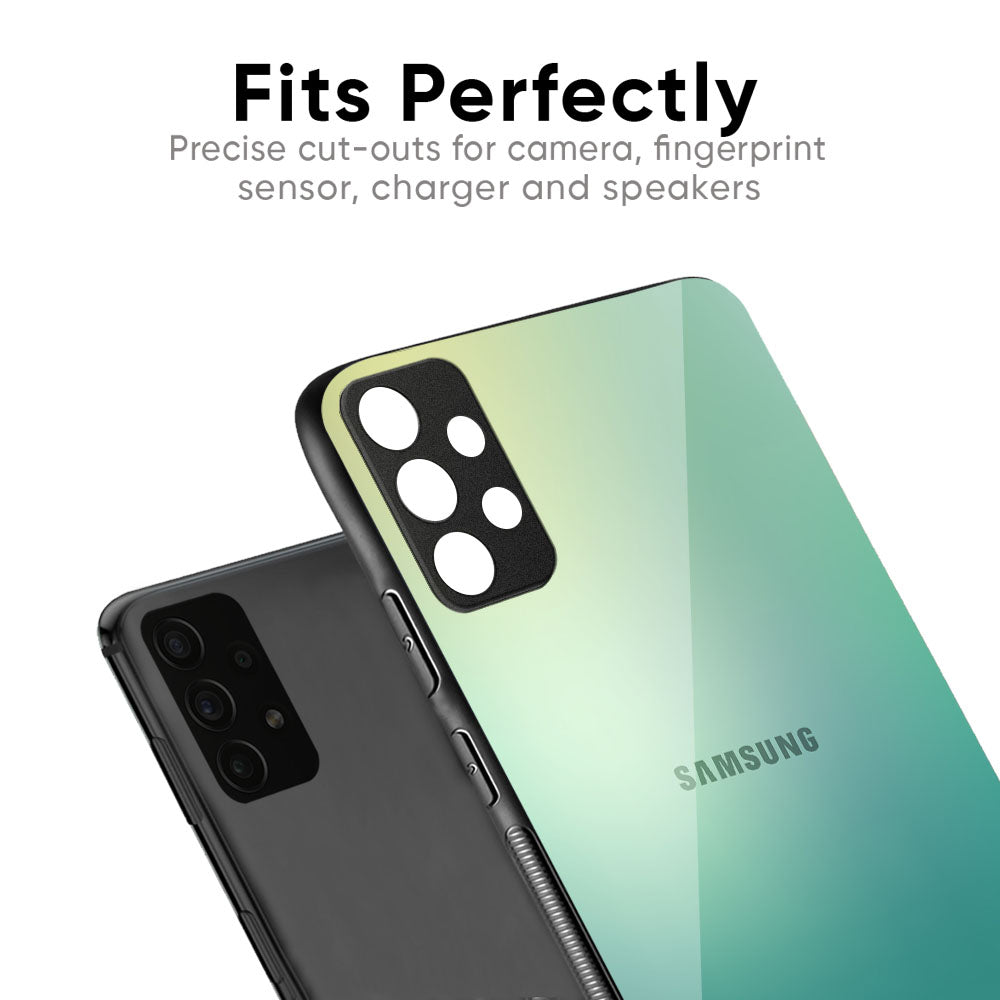 Dusty Green Glass Case for Samsung Galaxy M56 5G