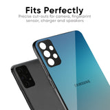 Sea Theme Gradient Glass Case for Samsung Galaxy F17 5G