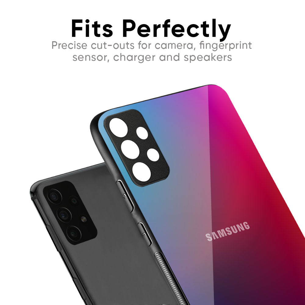Magical Color Shade Glass Case for Samsung Galaxy M56 5G