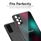 Dark Gradiant Glass Case for Vivo T4x 5G