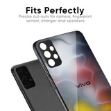 Colorful Smoke Glass Case for Vivo T4x 5G