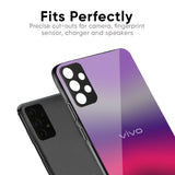 Pink Horizon Glass Case for Vivo Y31 5G