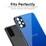 Egyptian Blue Glass Case for Vivo Y21 5G