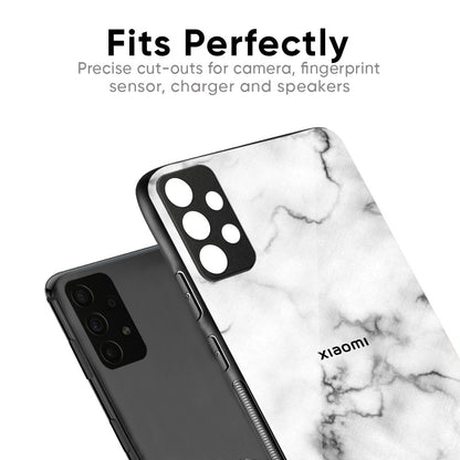Satin White Marble Glass Case for Mi 14 Ultra 5G