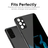 Teal Flames Glass Case for Redmi Note 15 Pro 5G