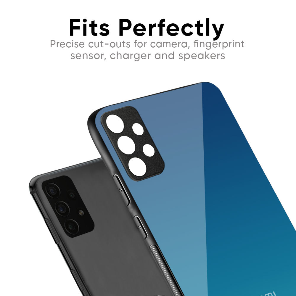 Celestial Blue Glass Case For Redmi Note 15 Pro 5G