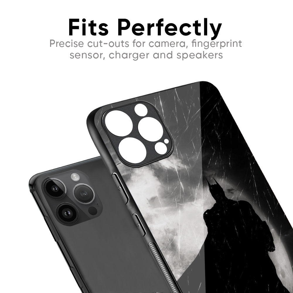 Dark Warrior Hero Glass Case for iPhone 17