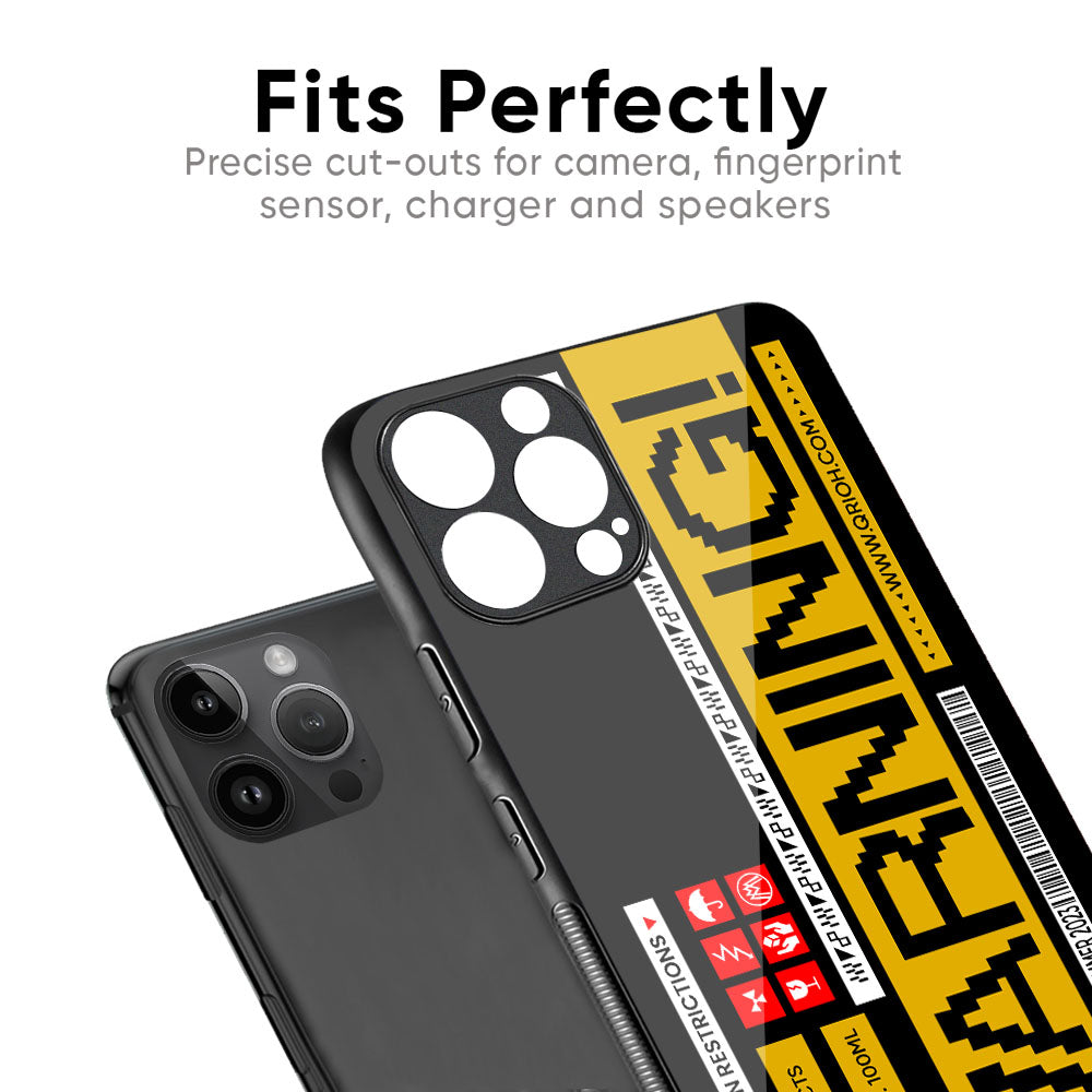 Aircraft Warning Glass Case for iPhone 17