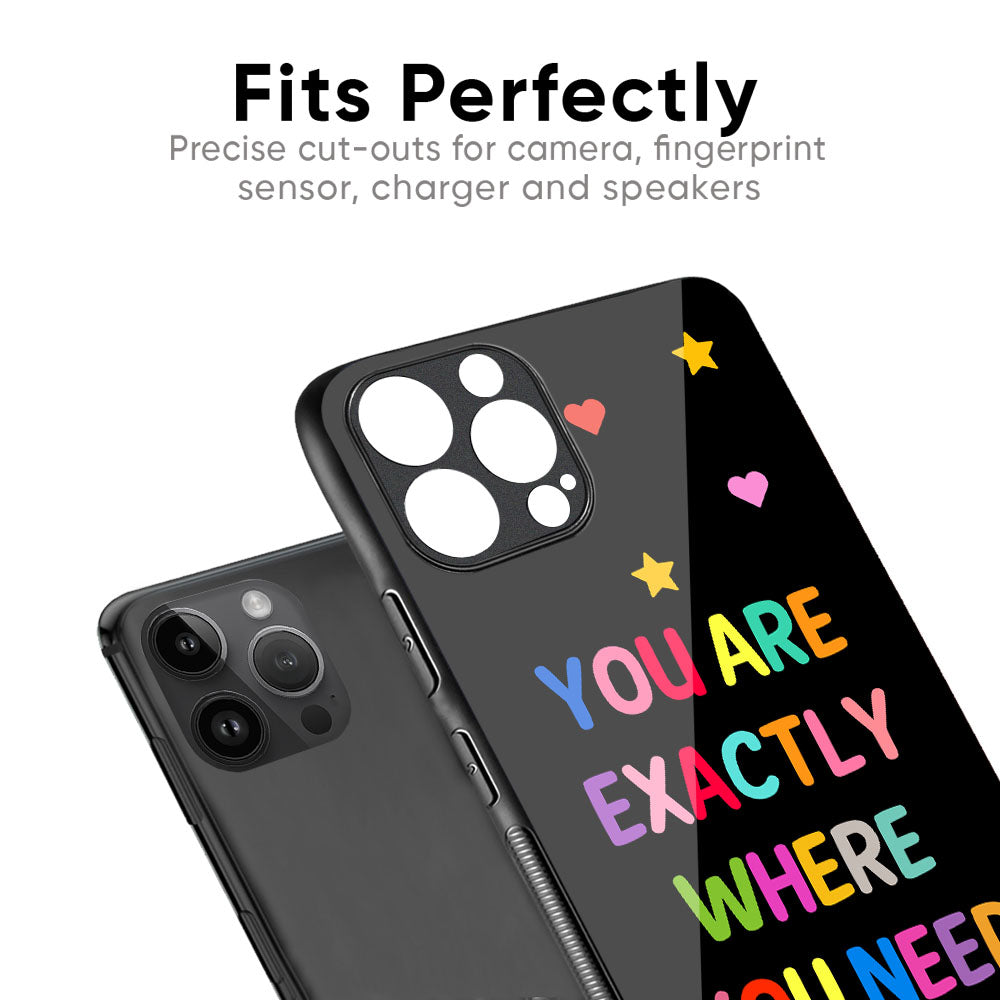 Magical Words Glass Case for iPhone 17