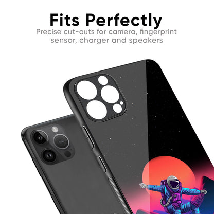 Retro Astronaut Glass Case for iPhone 17