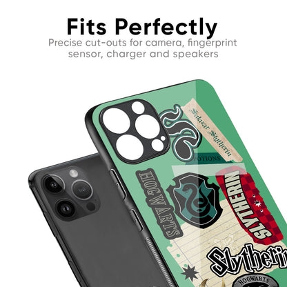 Slytherin Glass Case for iPhone 17