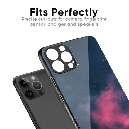 Moon Night Glass Case For iPhone 17