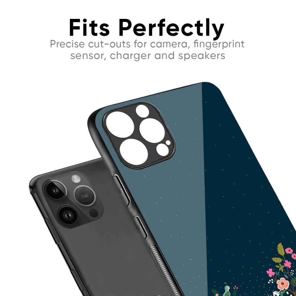 Small Garden Glass Case For iPhone 17