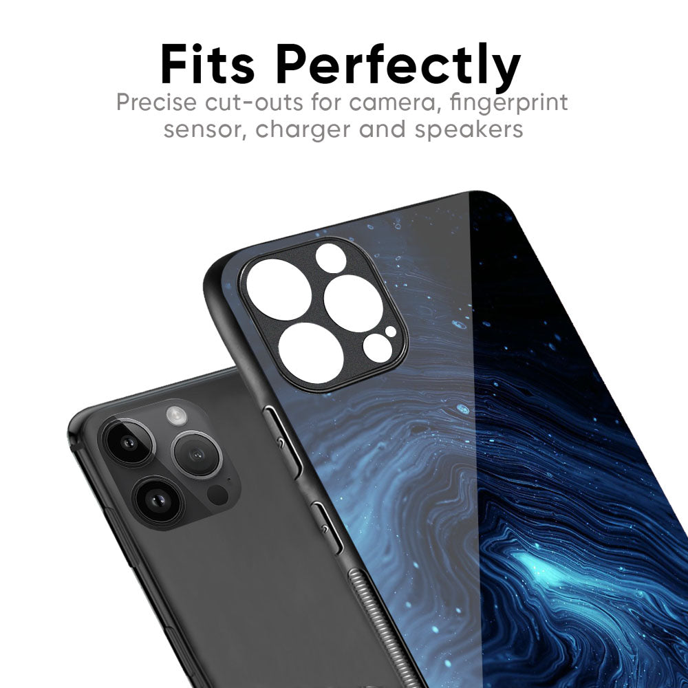 Dazzling Ocean Gradient Glass Case For iPhone 17
