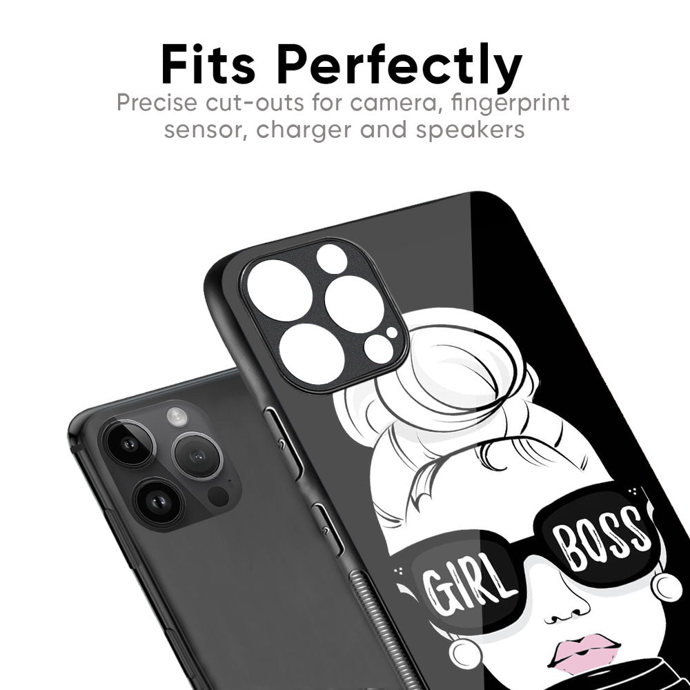 Girl Boss Glass Case For iPhone 17