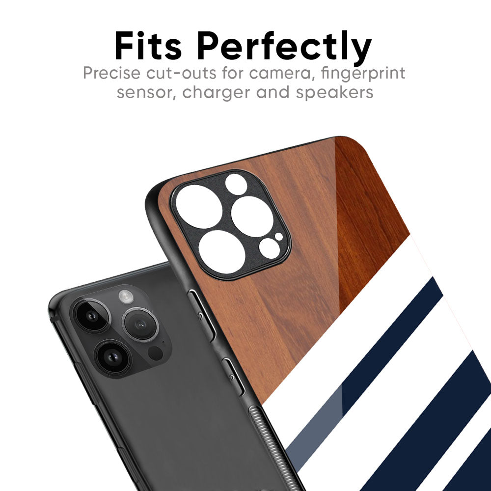 Bold Stripes Glass Case for iPhone 17