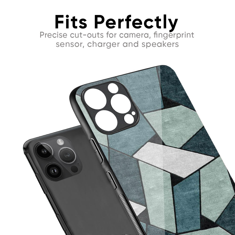 Abstact Tiles Glass Case for Apple iPhone 16e