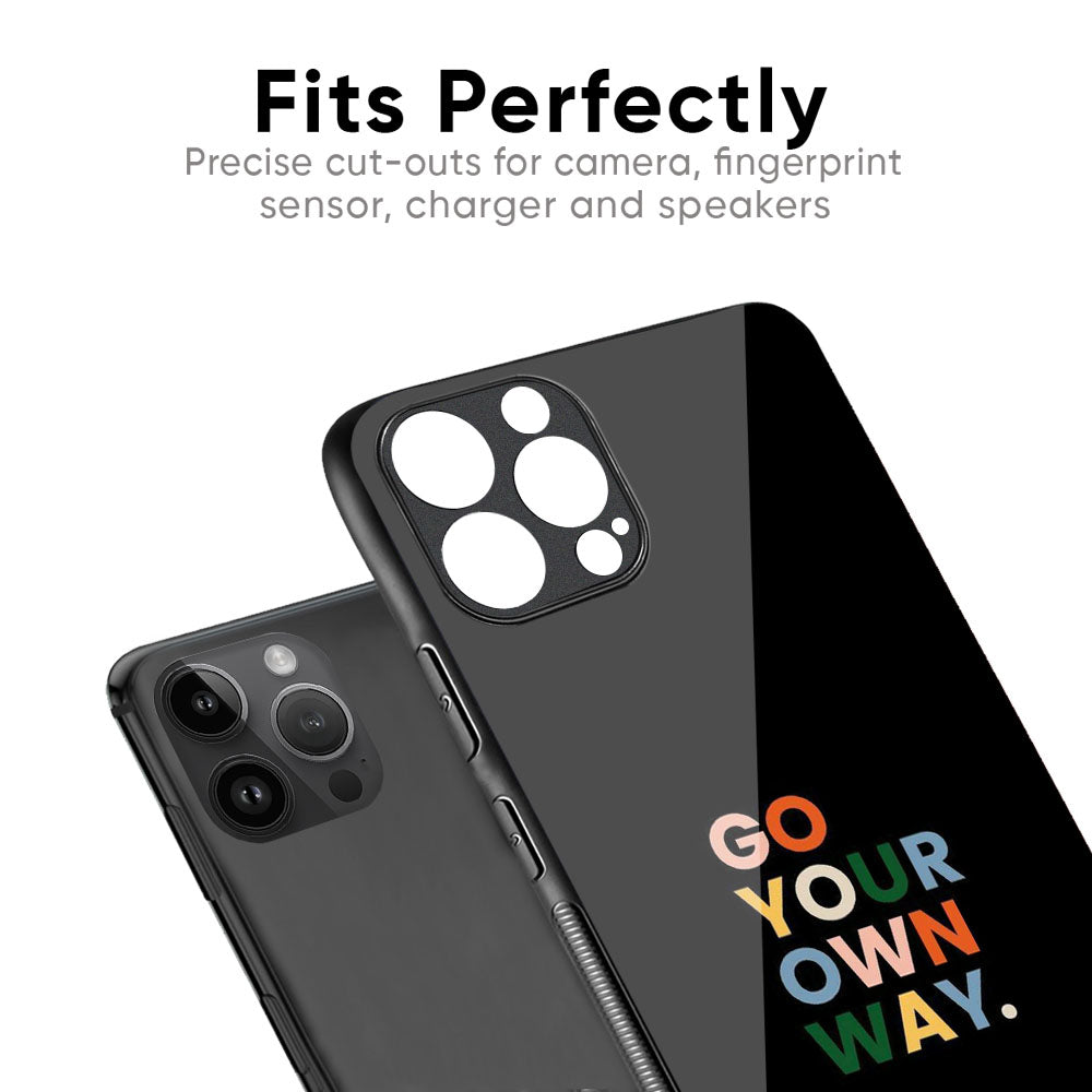 Go Your Own Way Glass Case for iPhone 17