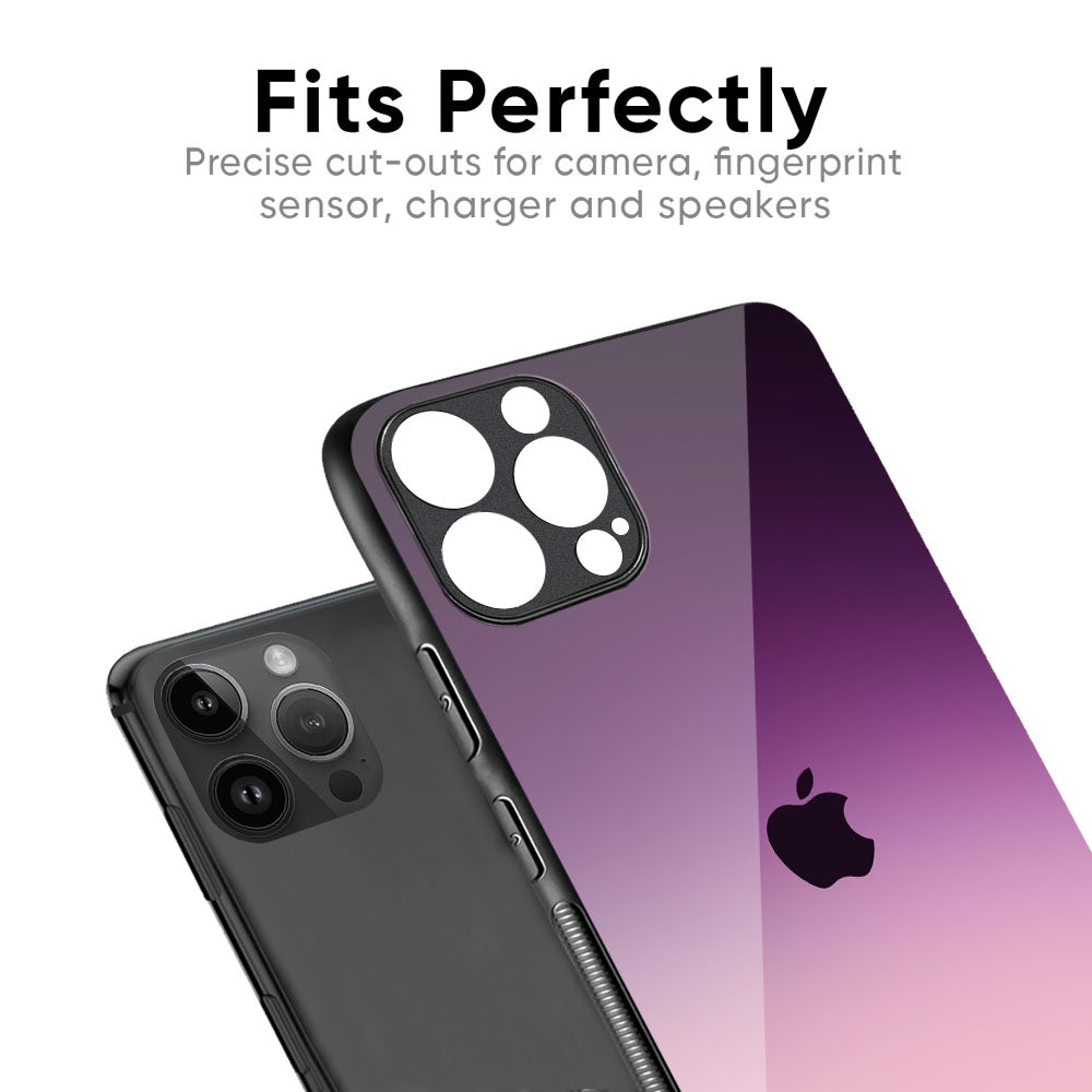 Purple Gradient Glass case for iPhone 17